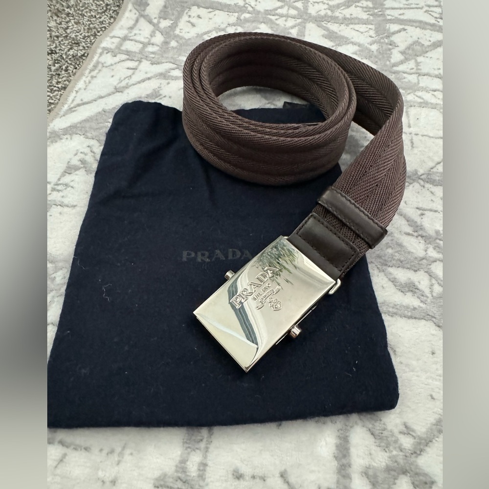 Men’s Prada belt.